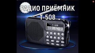 Радио Приёмник T508  Radio T508 Читает флешки, SD карты