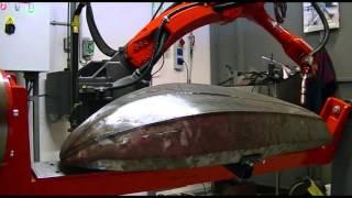 Robotic Welding of a steel vessel (Lelievlet) using Off-line programming (DTPS)