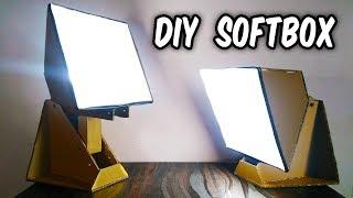 How to make Photography lighting Softbox at home