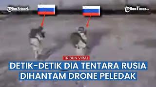 Drone Ukraina Serang Benteng dan Pasukan Rusia di Garis Depan