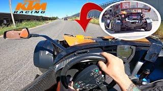 POV Test Drive in a 2008 KTM X-BOW feat. Audi Turbo Engine & Custom Exhaust | So much fun to drive!