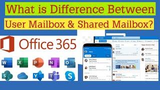 Office 365 User Mailbox vs Shared Mailbox || Difference between user mailbox and shared mailbox