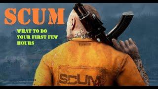 SCUM Beginner Tutorial - What to do in your first hours tips and tricks [SCUM version 0.5 Apr 2021]