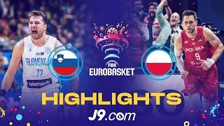Slovenia  - Poland  | Quarter-Final | Game Highlights - FIBA #EuroBasket 2022