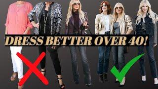 10 Fashion Tips For Women Over 40 Guaranteed To Elevate Your Style Game! | Fashion Over 40