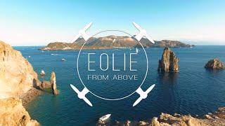 "EOLIE" FROM ABOVE (Aeolian Islands) - video in 4K