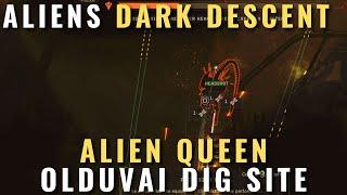 Aliens Dark Descent - Alien Queen Olduvai Dig Site boss fight