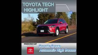 Toyota TECH TIP -  2022 Corolla Cross Automatic Highbeams