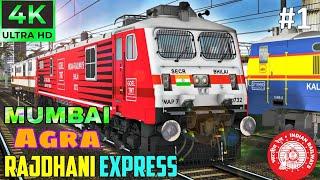 Indian train simulator New Gameplay ( Mumbai To Agra) Taj Mahal Tour