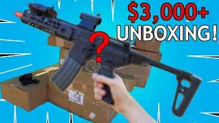 INSANE $3,000 AIRSOFT UNBOXING! *5 NEW GUNS*