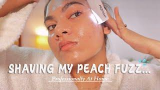 At Home Dermaplaning Routine For Instant CLEAR Skin No Acne| PROTOUCH Dermaplaning Device