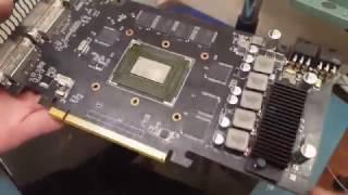 Скальпирование видеочипа на примере видеокарты Asus Nvidia GTX 560