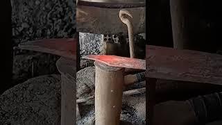 A top level blacksmith forging a RAMBO KNIFE Style #shorts #short #video #shortvideo #how #knife