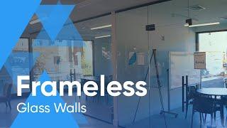 Frameless Glass Walls for Home and Office