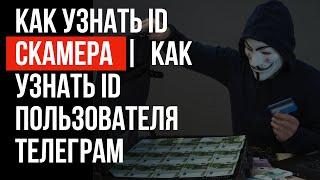 Как узнать ID СКАМЕРА  |  Как узнать ID пользователя Телеграм