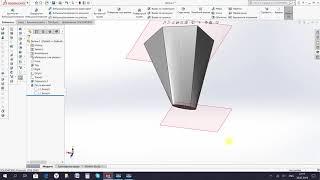 Кнопки SolidWorks #4 - Бобышка по сечениям #solidworks