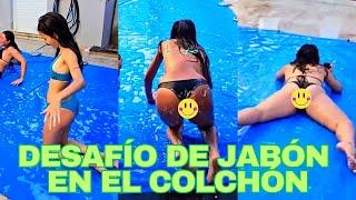  Desafio na lona da piscina |  Quem consegue levar mais água? #brazil