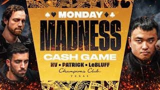 LIVE Action NLH Cash with HV, LeBluff & Patrick!