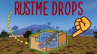 RUSTME DROPS ДРОПЫ НА РАСТМИ! РАСТ В МАЙНКРАФТЕ!