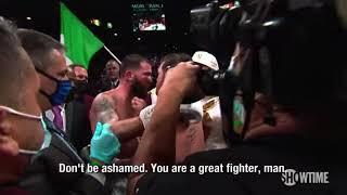 Canelo apology to Caleb Plant .