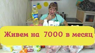 Живем на  7000 тысяч, в месяц ! Закупка продуктов  день №0 Экономное ,бюджетное меню!