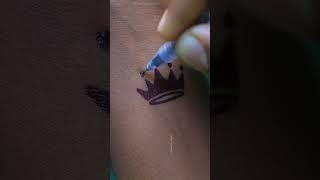 Amazing a letter tattoo #shorts #artist_kumresh