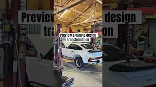 Preview of a garage design transformation #obsessedgarage #garage #design #custom