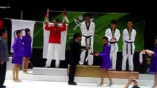 Afghanistan national Taekwondo federation ANTF Nasar Ahmad Bahave Gold Medalest and national antoms