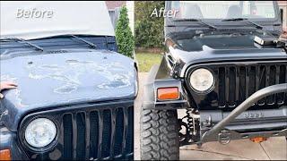 JEEP Rehab under 3K! Final comparison at the end is Crazy Good!!