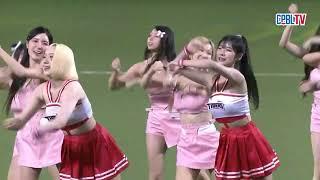 06/15 樂天 VS 富邦 賽前，起亞虎啦啦隊與富邦啦啦隊Fubon Angels為本日賽事帶來精彩的開場表演!