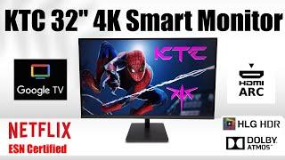 Top Tech Experts Agree This KTC 32 Inch 4K Google TV Monitor Is a Must Have for 2024!