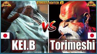 Street Fighter 6 KEI.B (M Bison)  Vs  Torimeshi (DHALSIM #2)Best Room MatchFightingGameWorldX