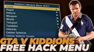 GTA V Kiddions Cheat [2024] | BEST GTA 5 Mod Menu [Free] | GTA V Kiddions Mod Menu [Update]