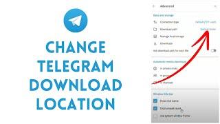 How to Change Telegram Download Location in less then 2 Minutes?