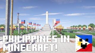 PHILIPPINES IN MINECRAFT! (Lupang Hinirang) - PinoyCraft