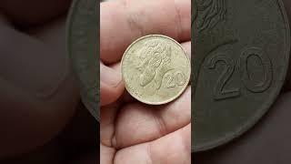 Монета 20 центов Кипр #деньги #coin #coins #collection #numismatics #top10 #монеты