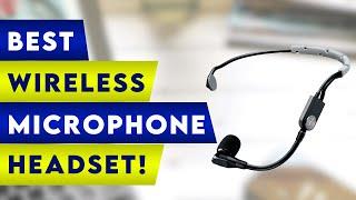 5 Best Wireless Headset Microphone System !