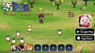  25 MAGIC KNIGHT LN gameplay - 2D Open World MMORPG android iOS Official Launch