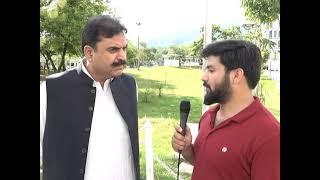 interview with Minister of Education Azad Kashmir  Dewan Ali Khan Chughtai