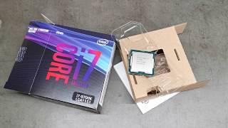 Intel Core i7-9700K (LGA1151) CPU Unboxing