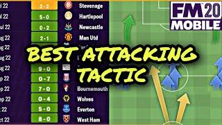 Football Manager 2020 MOBILE - BEST ATTACKING TACTIC  | Total Domination Tactic