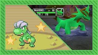 Shiny Bagon in Pokemon Sapphire after 10,507 random encounters (DTQ #6) + 2 Shiny Golbat