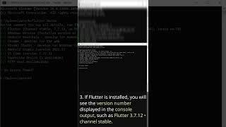 To check if Flutter is installed on your Windows machine
