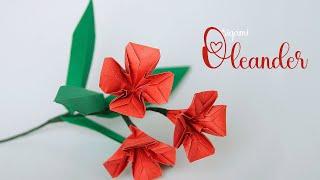 Origami Flower: OLEANDER (Katrin Shumakov)