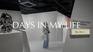 DAYS IN MY LIFE | Crybaby exhibition, Life of university student, Thrifting and a bunch of things :)