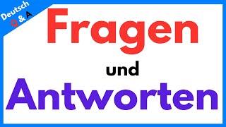 Meistere Deutsch Q&A Zusammenstellung | Deutsch Lernen Mit Spaß | A1-B2