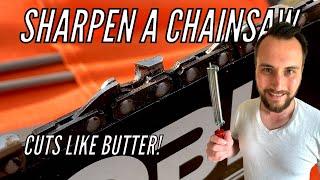 How to Sharpen a Chainsaw | Powercare Chainsaw Sharpening Field Kit