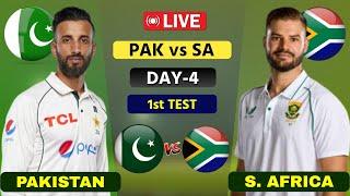 Pakistan vs South Africa Live - 1st Test Day 4 | PAK vs SA Day 4 Live Commentary