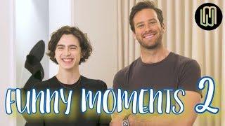 Armie Hammer & Timothée Chalamet - Funny Moments PART 2