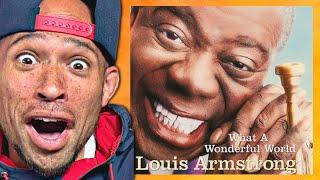 Louis Armstrong - What A Wonderful World REACTION! I thought a white dude sang this...